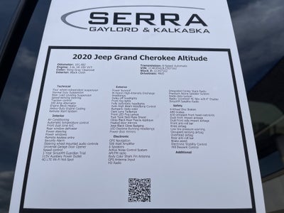 2020 Jeep Grand Cherokee Altitude