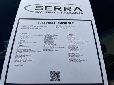 2023 Ford Super Duty F-250 SRW XLT