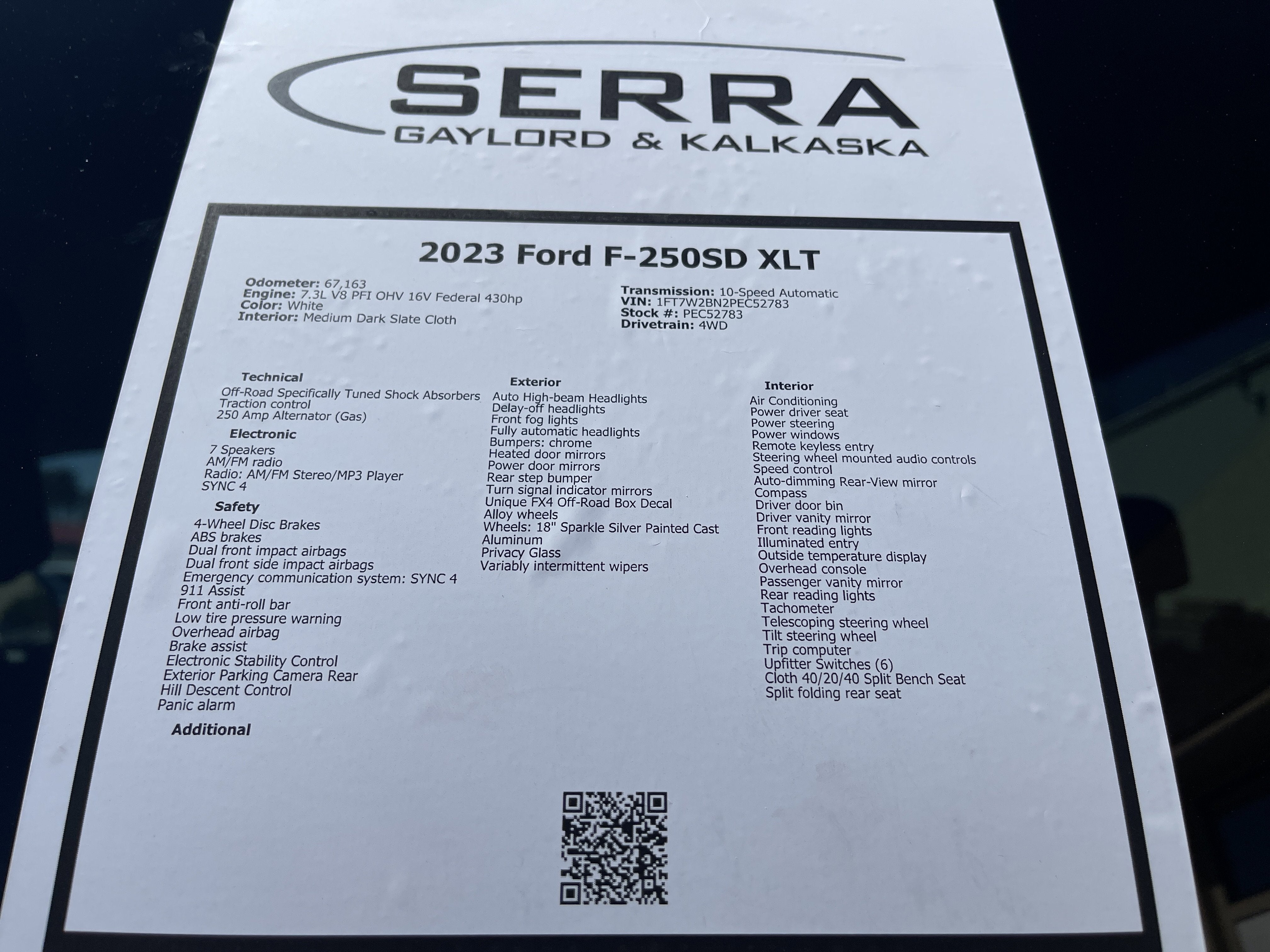 2023 Ford Super Duty F-250 SRW XLT