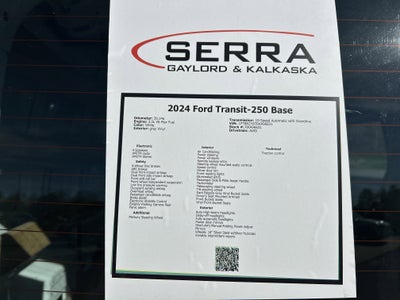 2024 Ford Transit Cargo Van Base
