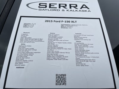 2015 Ford F-150 XLT