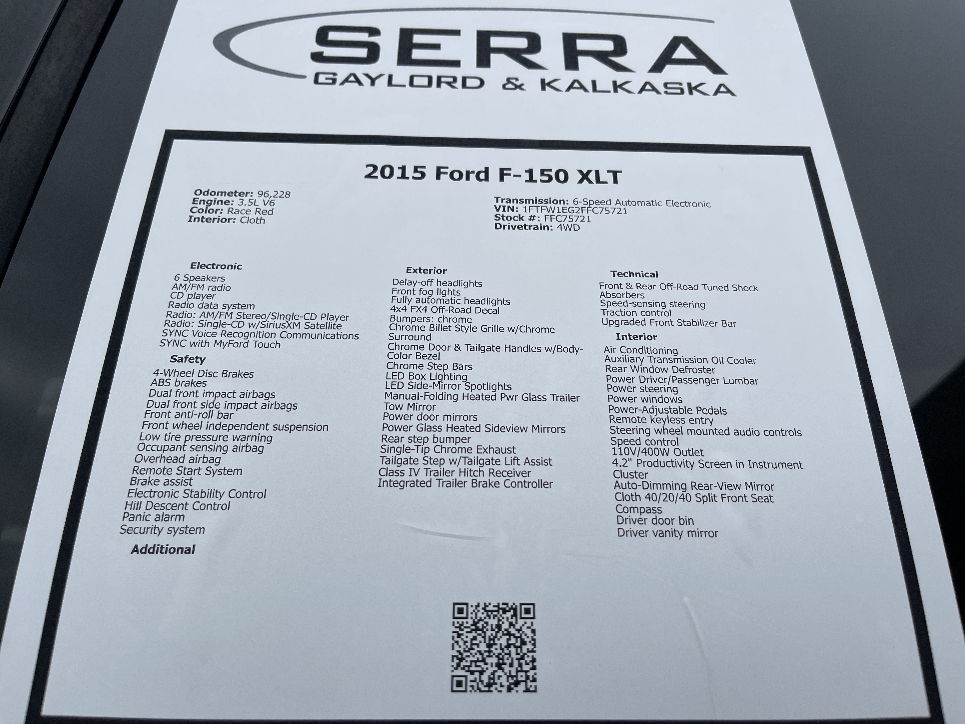 2015 Ford F-150 XLT