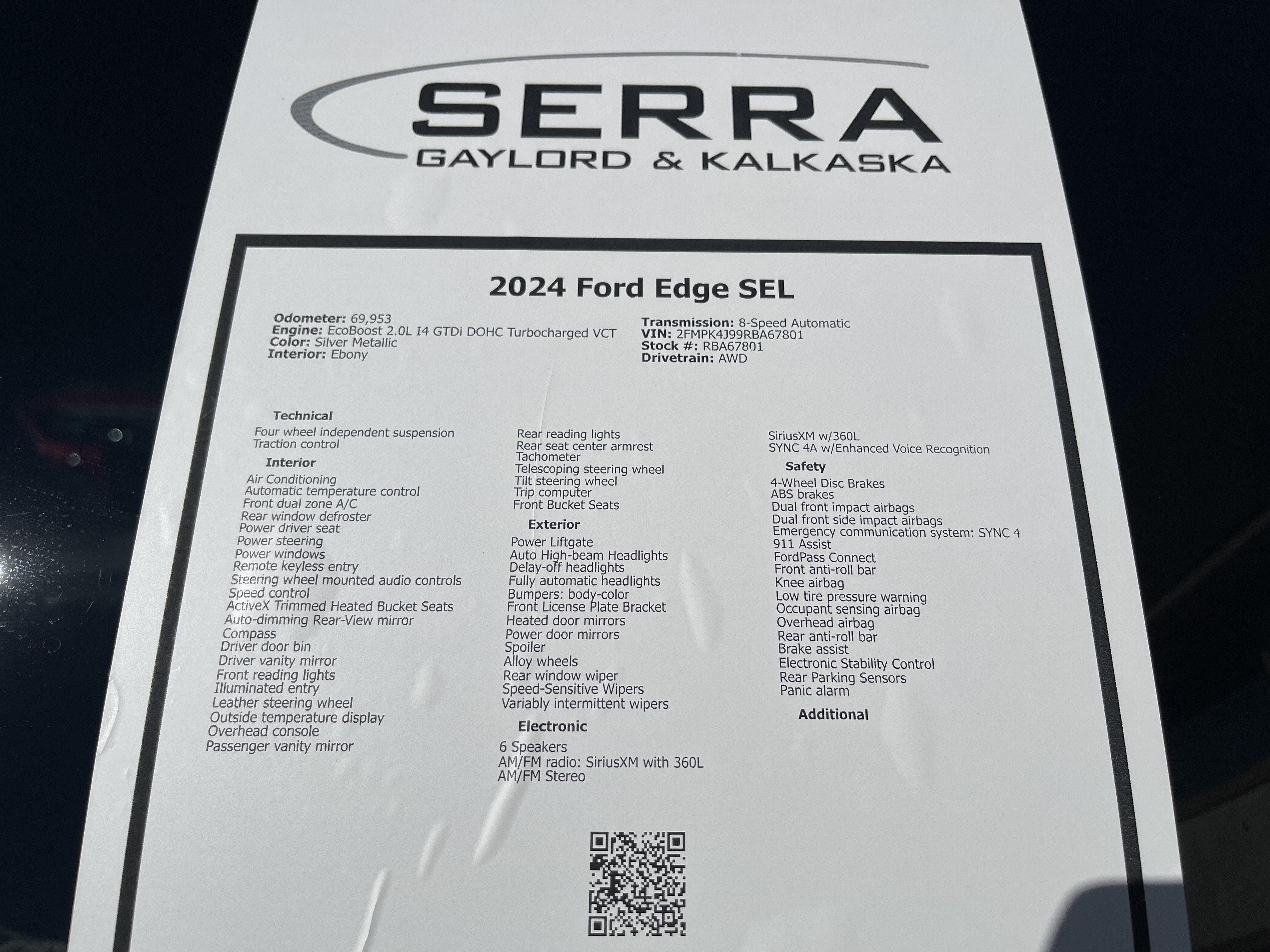 2024 Ford Edge SEL