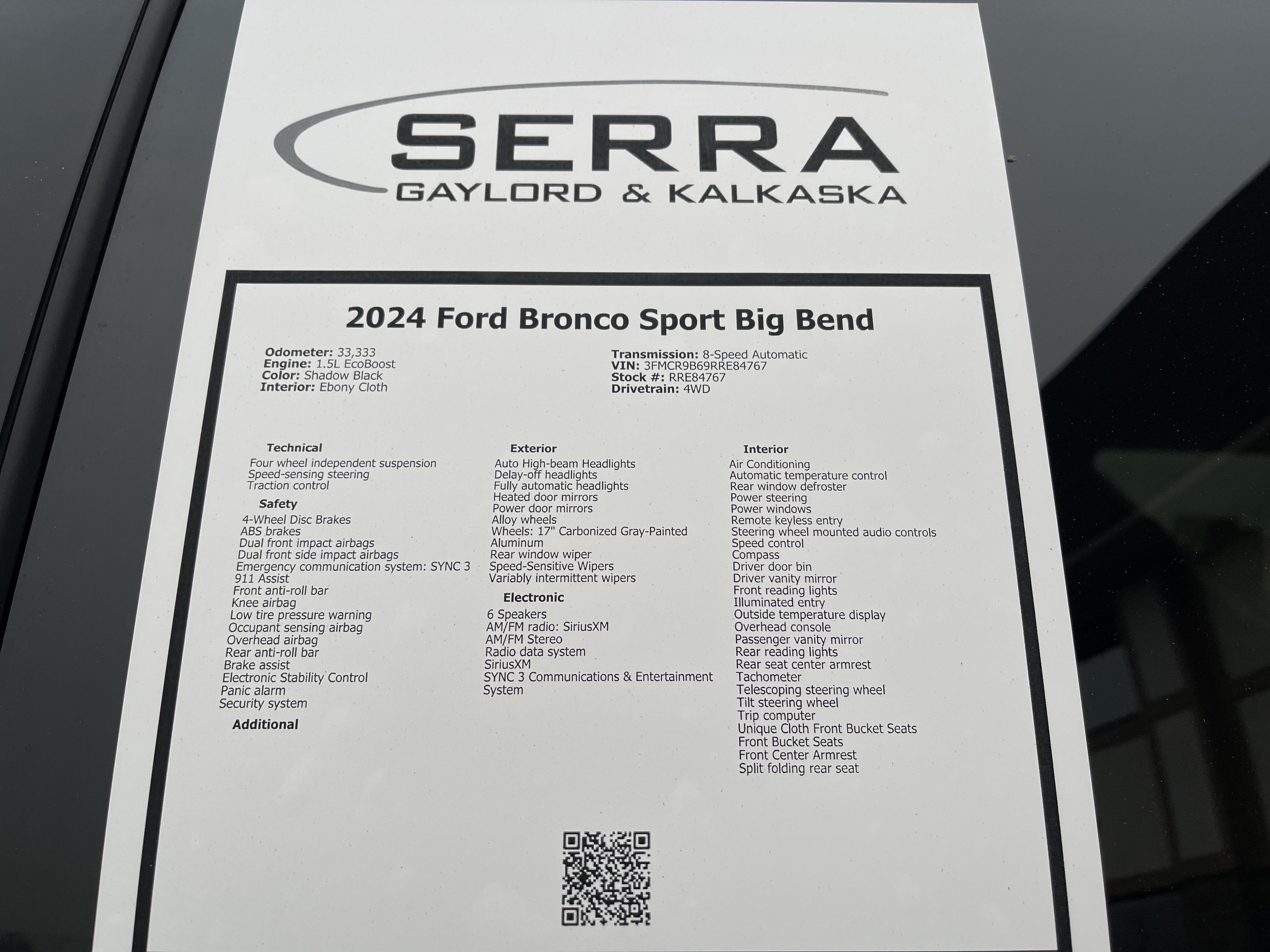 2024 Ford Bronco Sport Big Bend