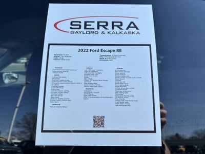 2022 Ford Escape SE