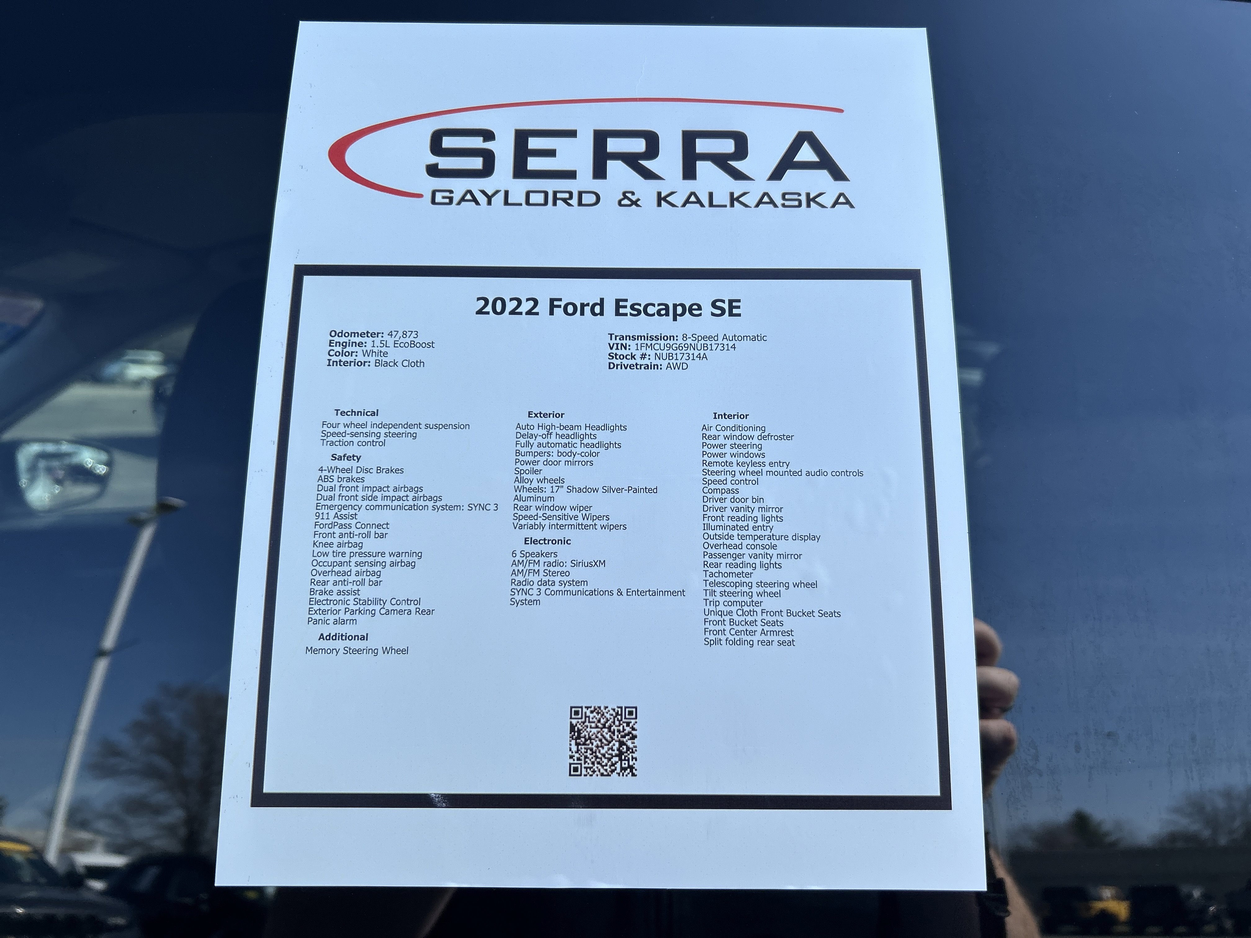 2022 Ford Escape SE