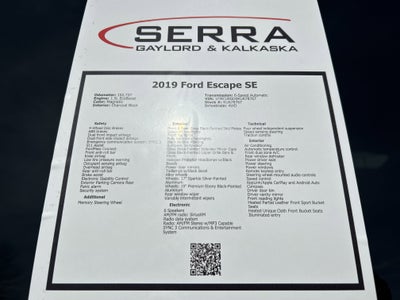 2019 Ford Escape SE