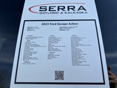 2023 Ford Escape Active