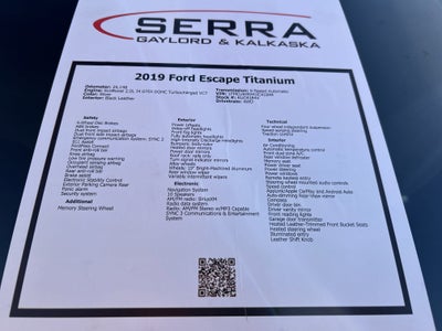 2019 Ford Escape Titanium