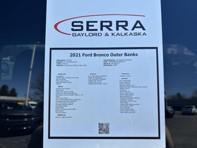 2021 Ford Bronco Outer Banks