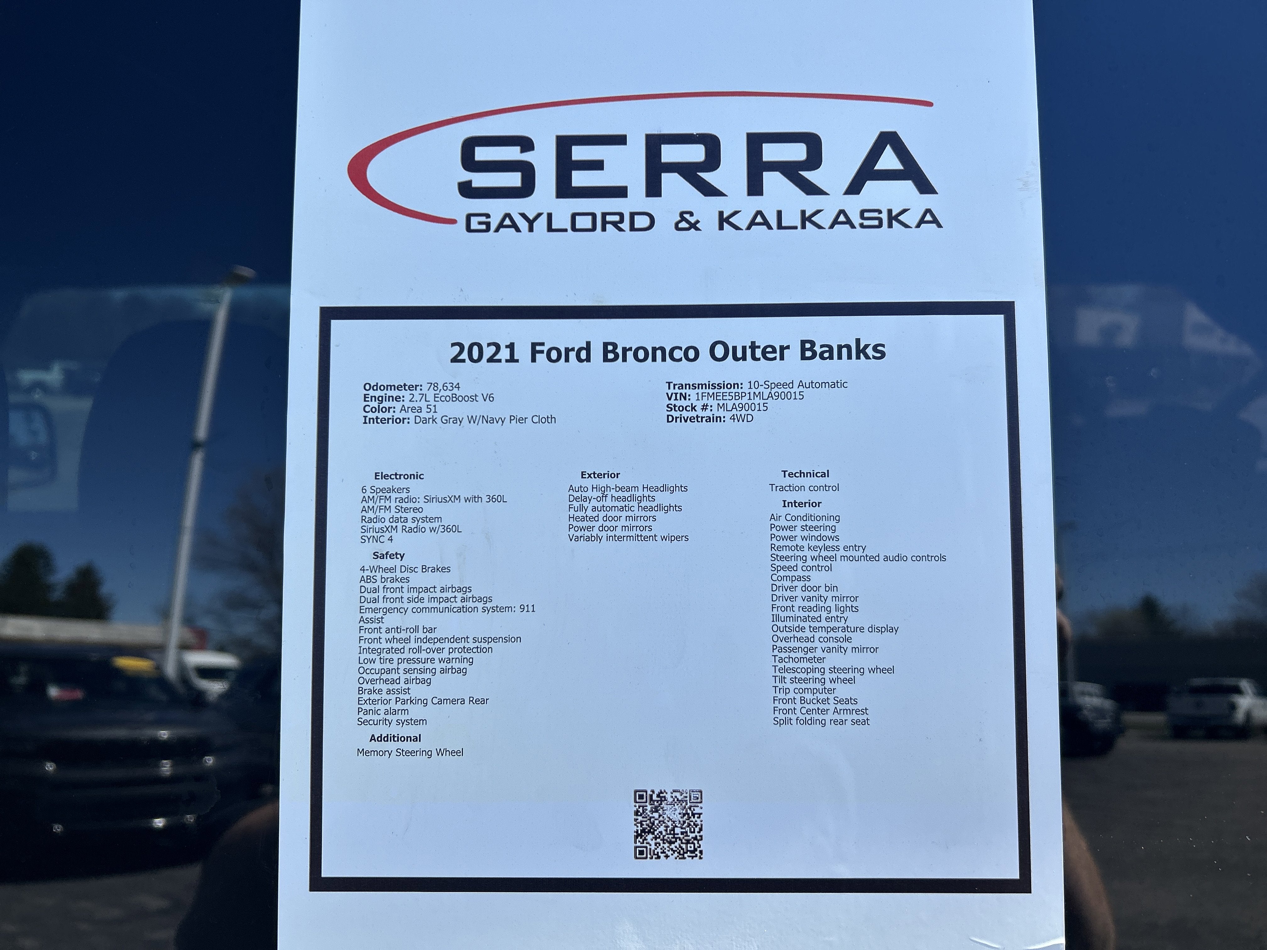2021 Ford Bronco Outer Banks