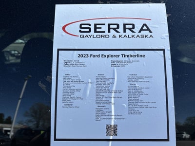 2023 Ford Explorer Timberline