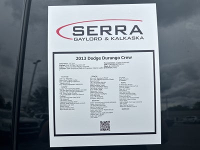 2013 Dodge Durango Crew