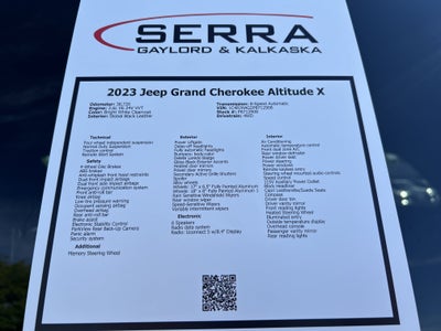2023 Jeep Grand Cherokee Altitude