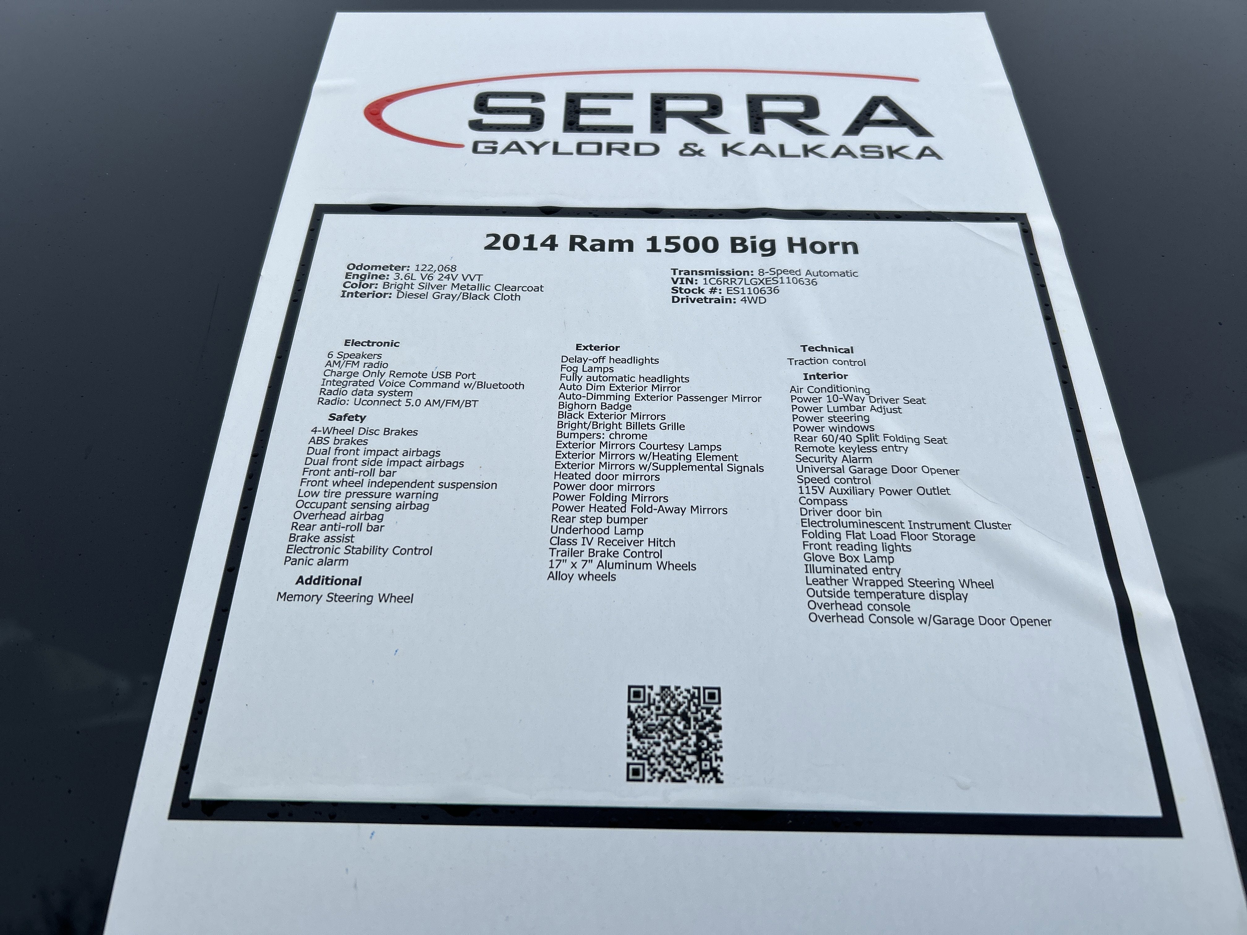 2014 RAM 1500 Big Horn