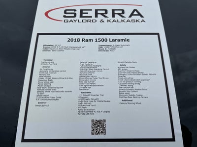 2018 RAM 1500 Laramie