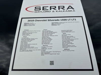 2018 Chevrolet Silverado 1500 1LT