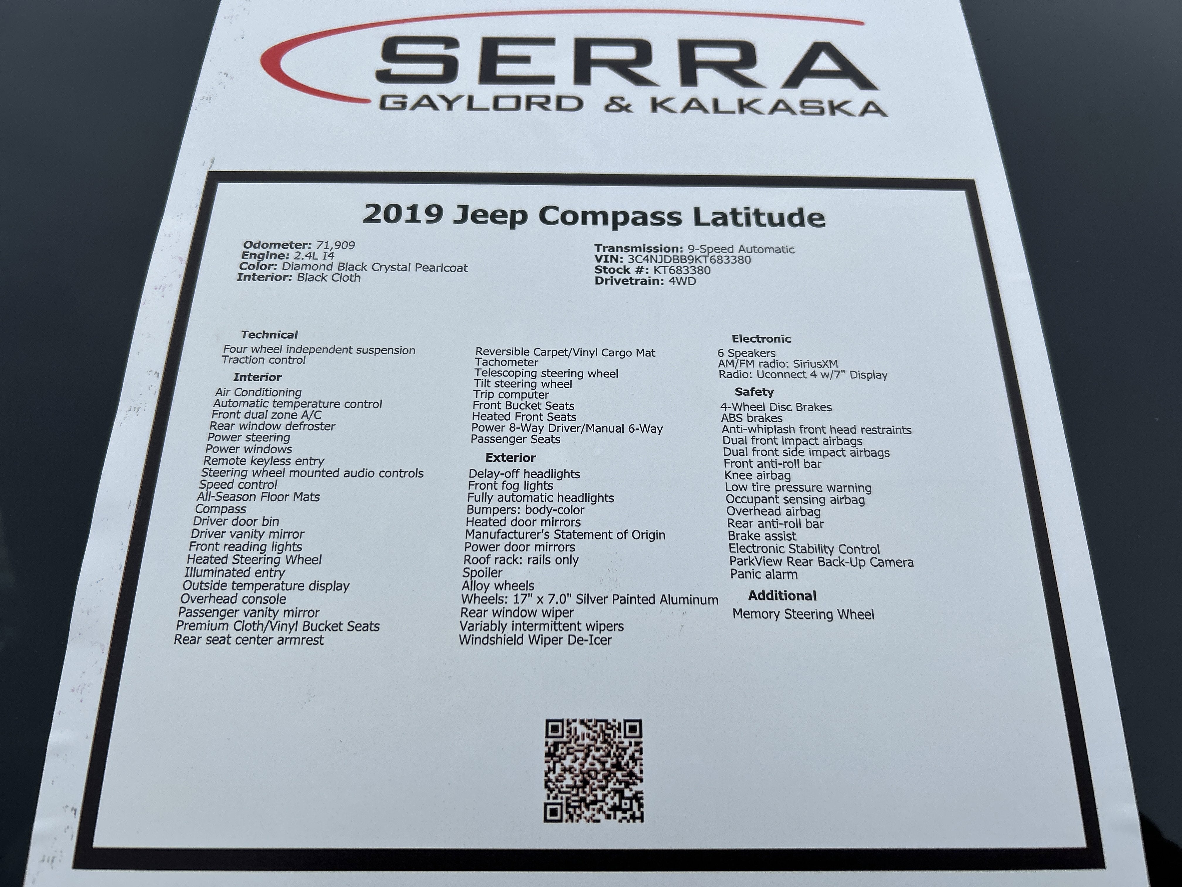 2019 Jeep Compass Latitude