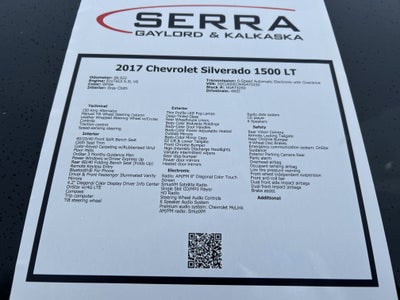 2017 Chevrolet Silverado 1500 LT