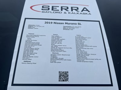 2019 Nissan Murano SL