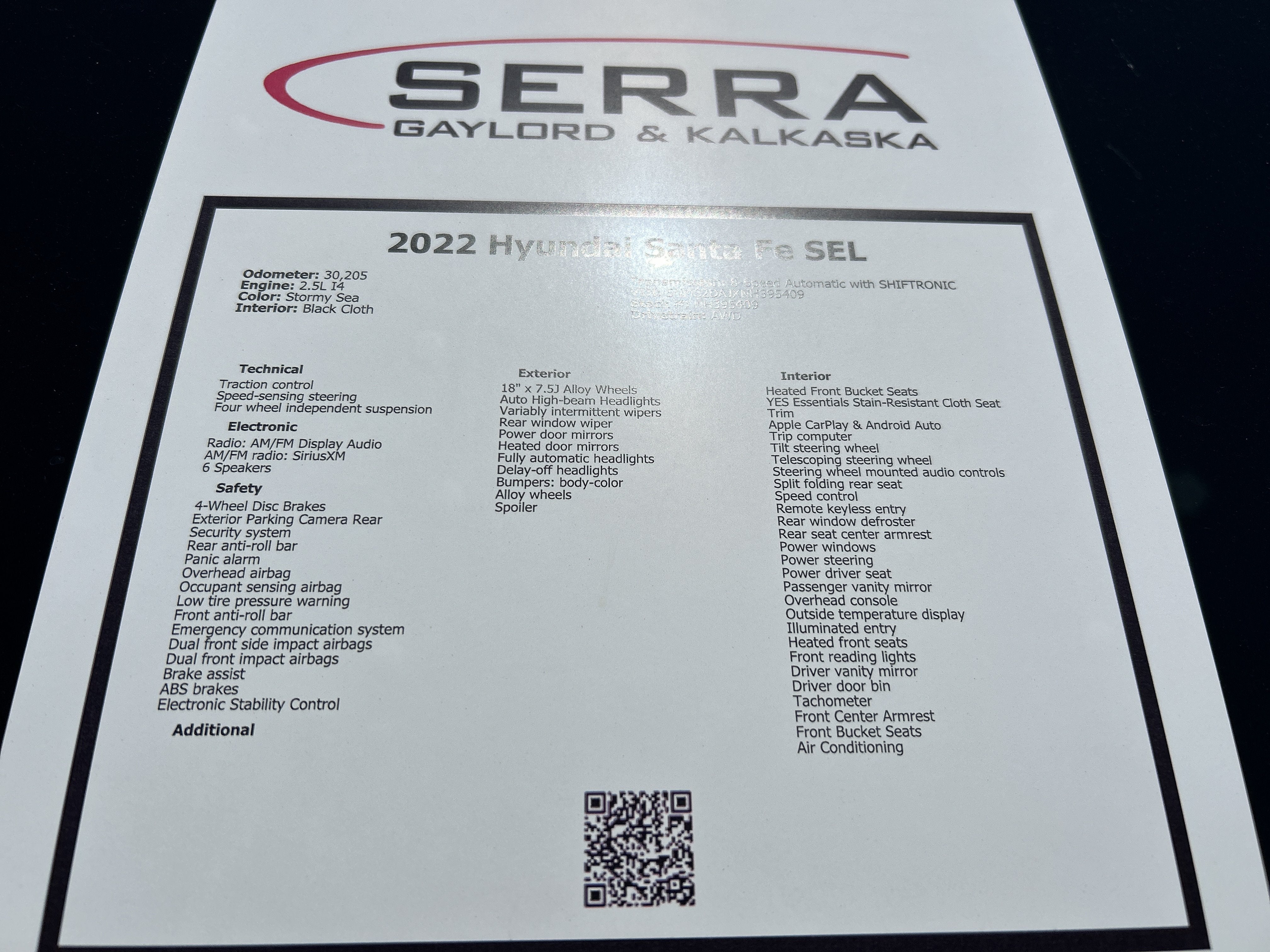 2022 Hyundai Santa Fe Essential AWD